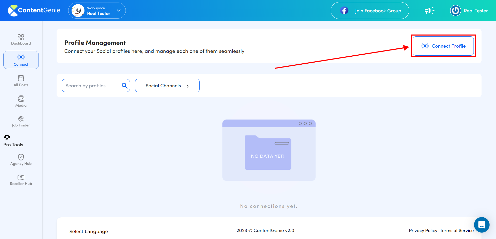How To Connect Your Tiktok Profile Contentgenie Support How To Connect Your Tiktok Profile Contentgenie Support